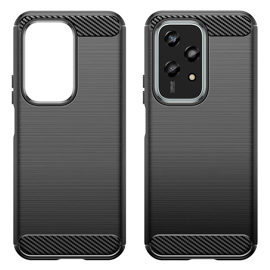 Coque pour Honor 200 Lite, Techsuit, Carbone, Noire