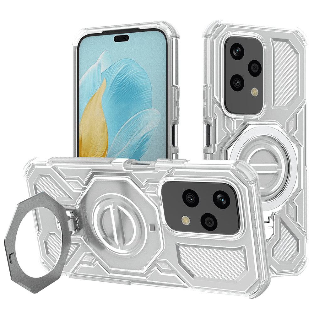 Case for Honor 200 Lite, Techsuit, Carbon Shield Pro, White