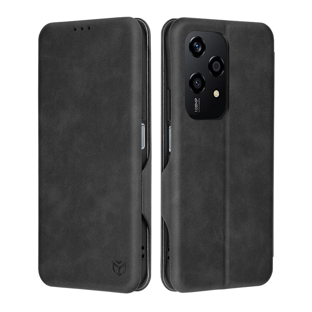 Coque pour Honor 200 Lite, Techsuit, Safe Wallet Plus, Noire