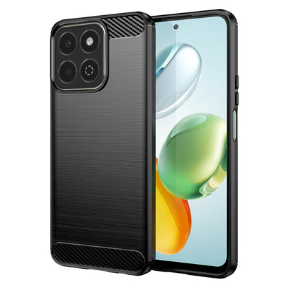 Coque pour Honor 200 Smart, Techsuit, Carbone, Noire