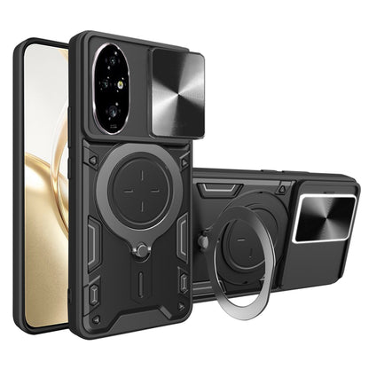 Coque pour Honor 200, Techsuit, CamGuard Pro, Noire