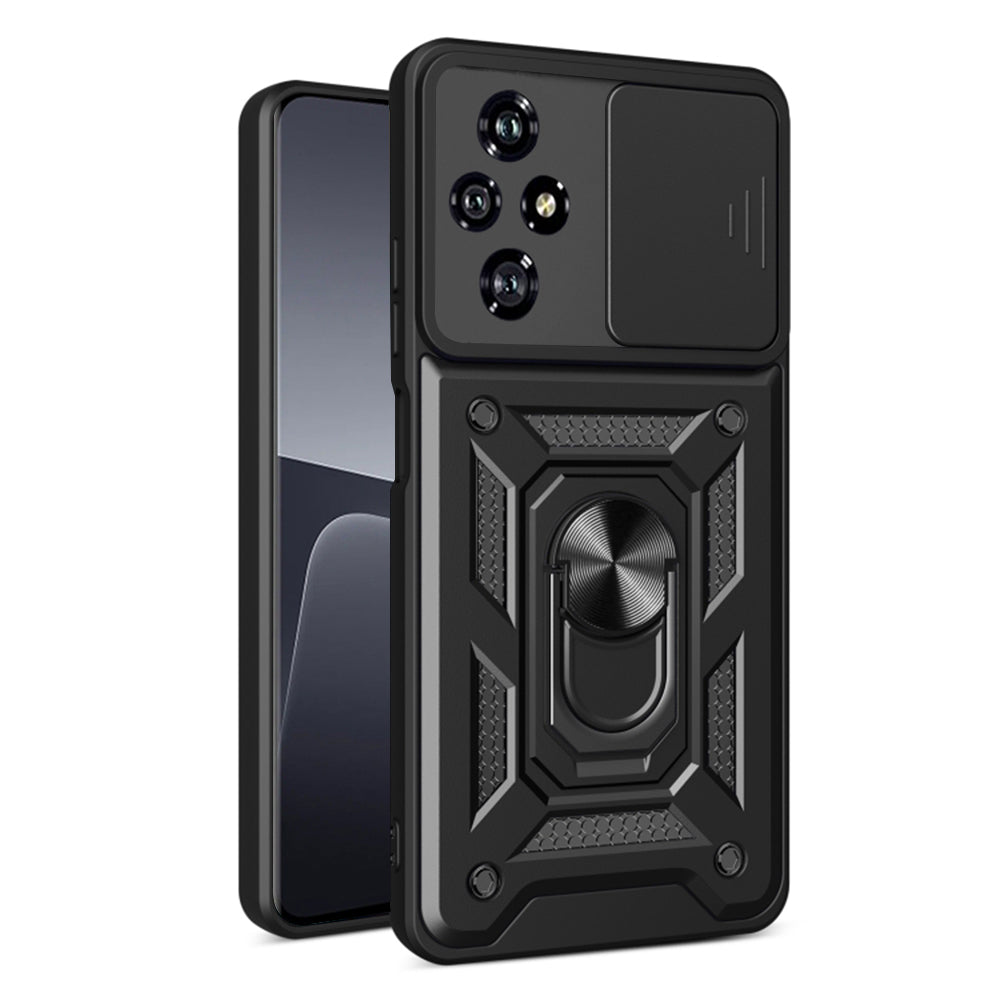 Coque pour Honor 200, Techsuit, CamShield, Noire