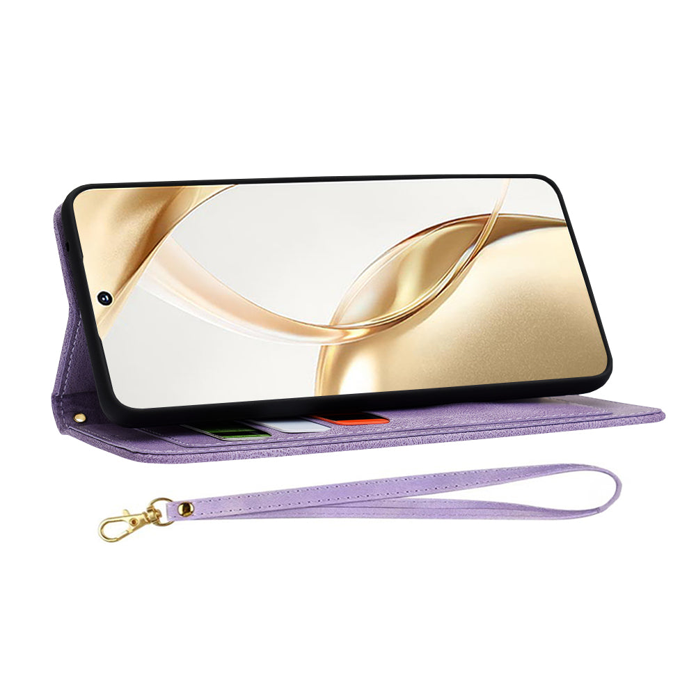 Coque pour Honor 200, Techsuit, FlipCraft, Violet