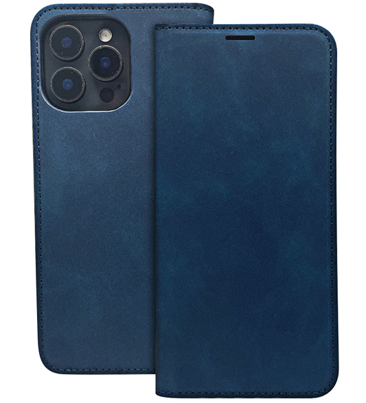 Hülle für Honor 400 Lite, OEM, Smart Suede, Marineblau
