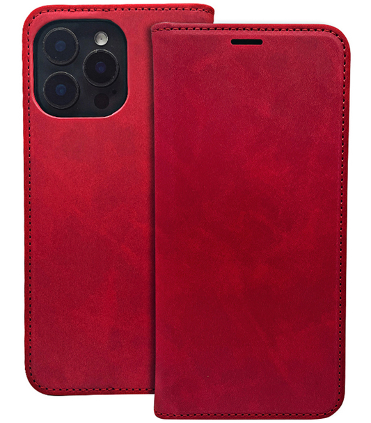 Hülle für Honor 400 Lite, OEM, Smart Suede, Rot