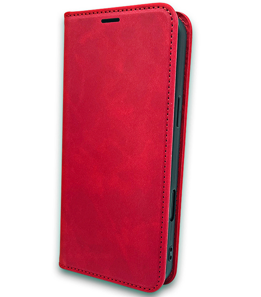Hülle für Honor 400 Lite, OEM, Smart Suede, Rot