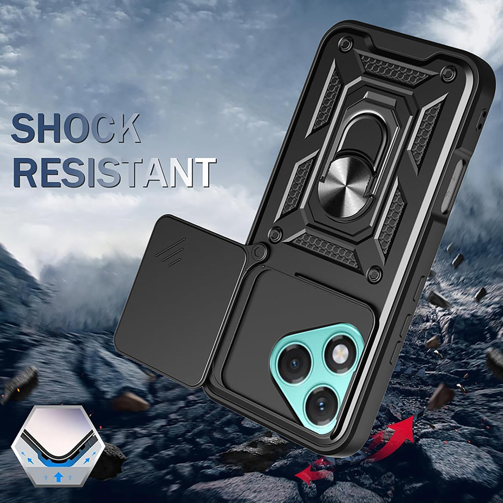 Hülle für Honor 400 Lite, Techsuit, CamShield, Blau