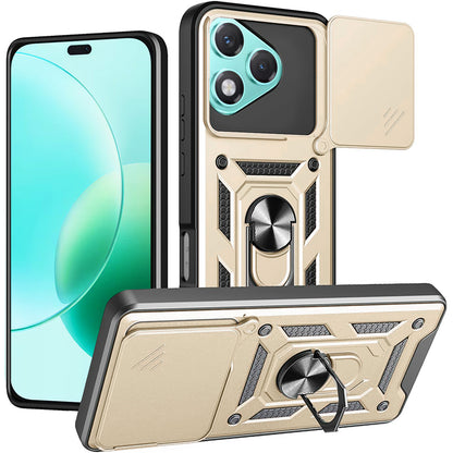 Coque pour Honor 400 Lite, Techsuit, CamShield, Dorée
