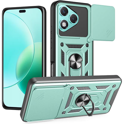Hülle für Honor 400 Lite, Techsuit, CamShield, Grün