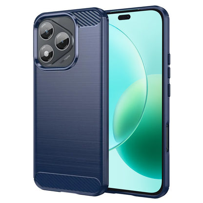 Hülle für Honor 400 Lite, Techsuit, Carbon, Blau
