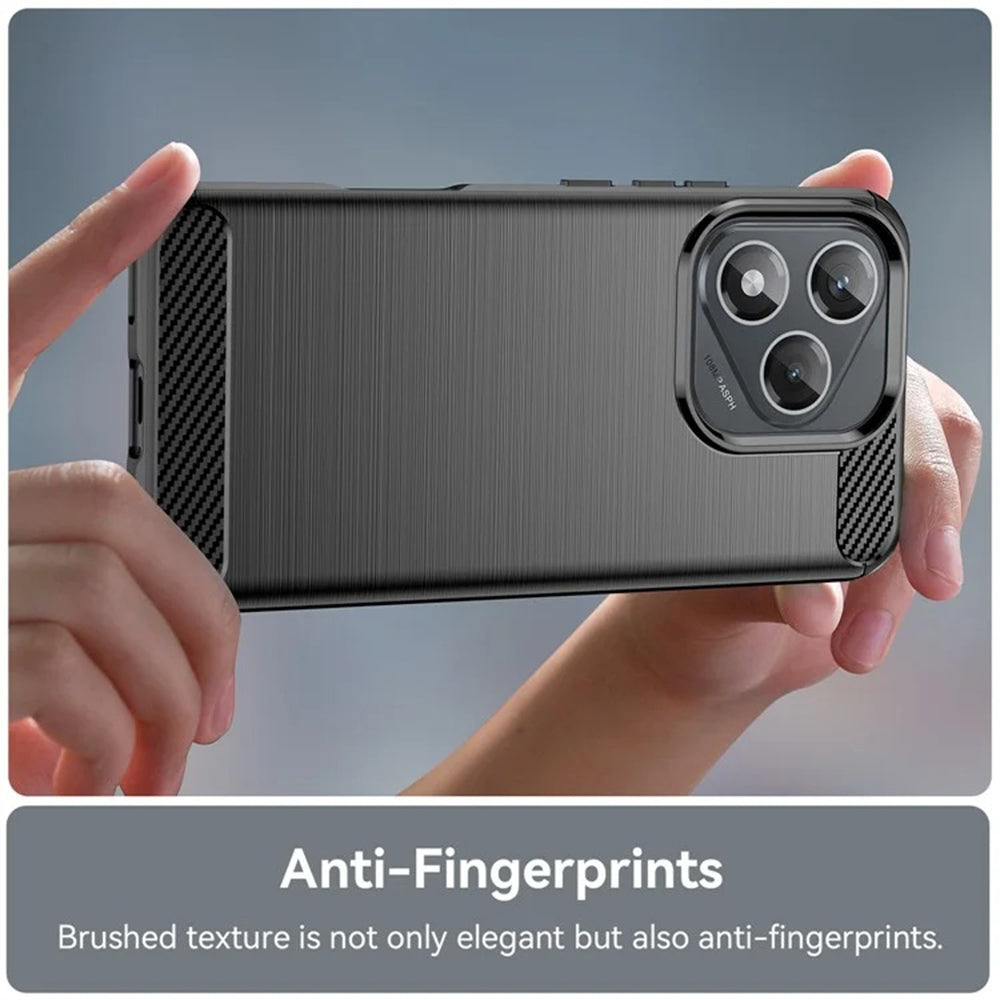 Hülle für Honor 400 Lite, Techsuit, Carbon, Blau