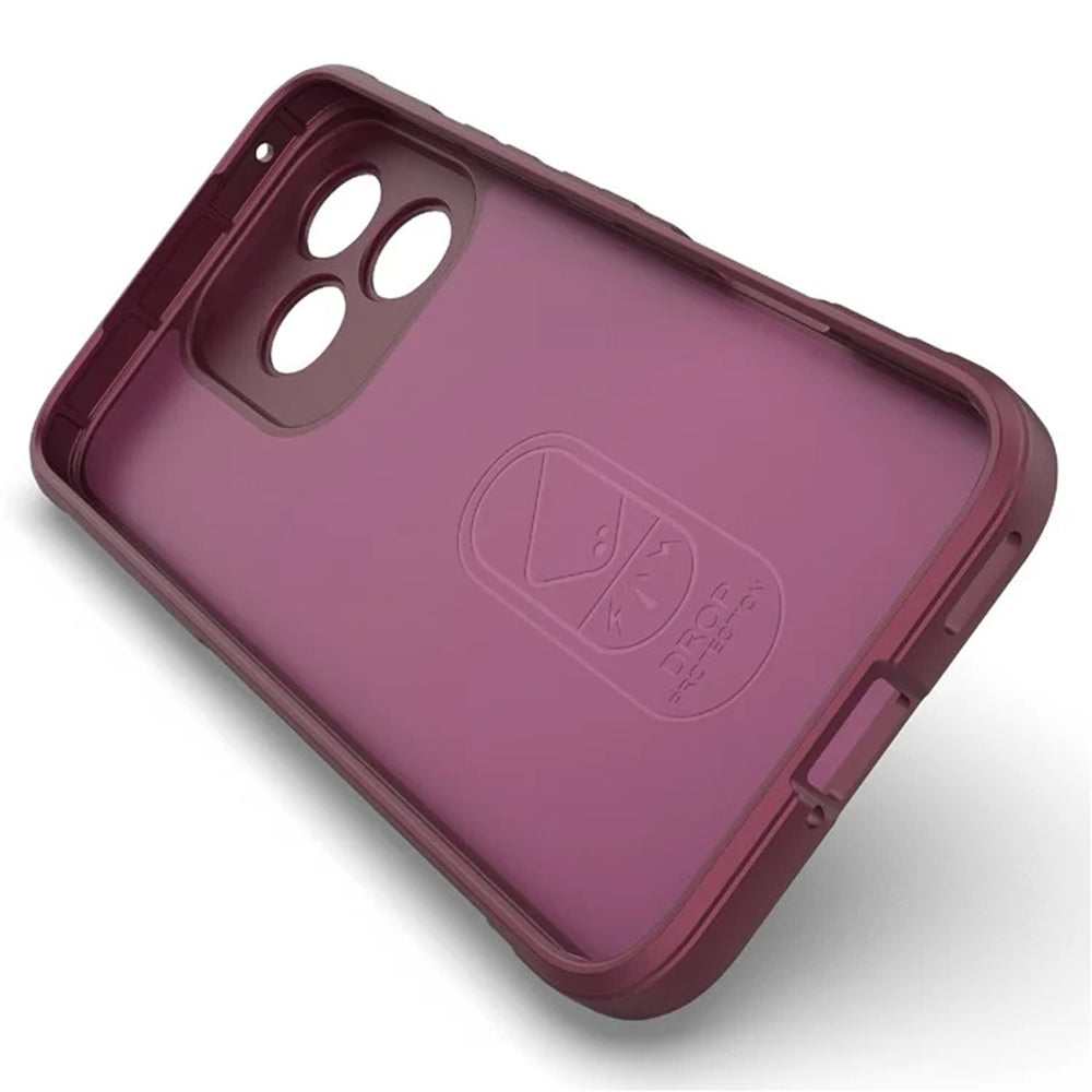 Case for Honor 400 Lite, Techsuit, Magic Shield, Burgundy