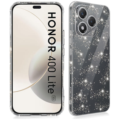 Hülle für Honor 400 Lite, Techsuit, SparkleSkin, Transparent