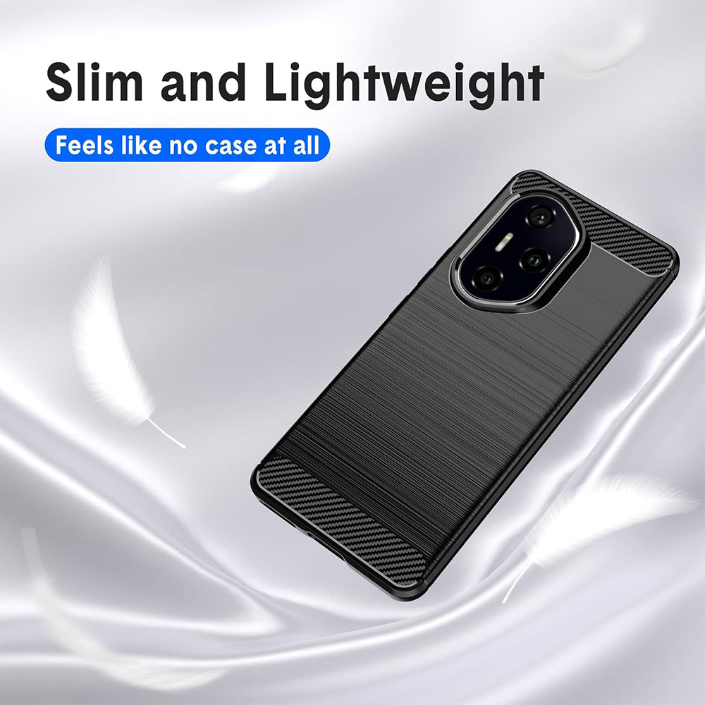 Case for Honor 400 Pro, Techsuit, Carbon, Black