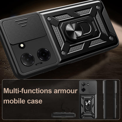 Étui pour Honor 400 Smart 4G / X7d 4G / 400 Smart 5G, Techsuit, CamShield, Bleu