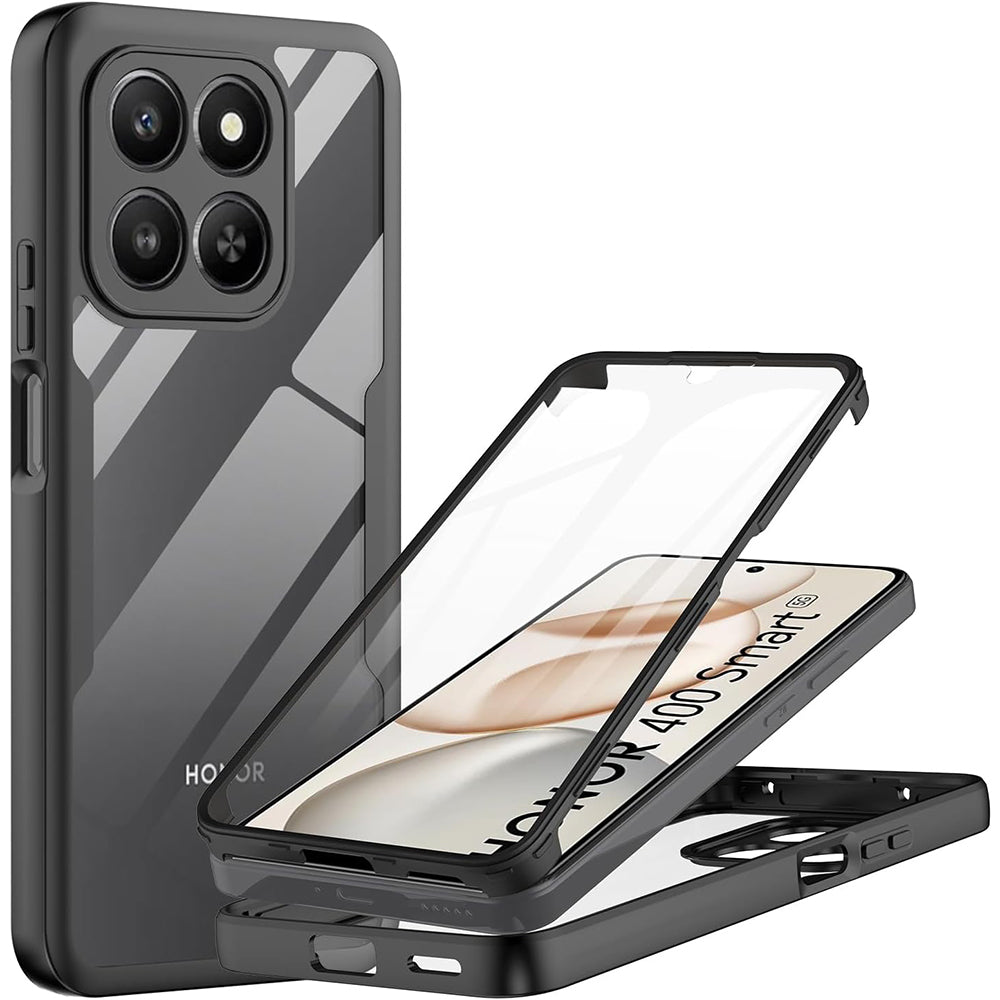 Case for Honor 400 Smart 4G / X7d 4G / 400 Smart 5G, Techsuit, ColorVerse 360, Black