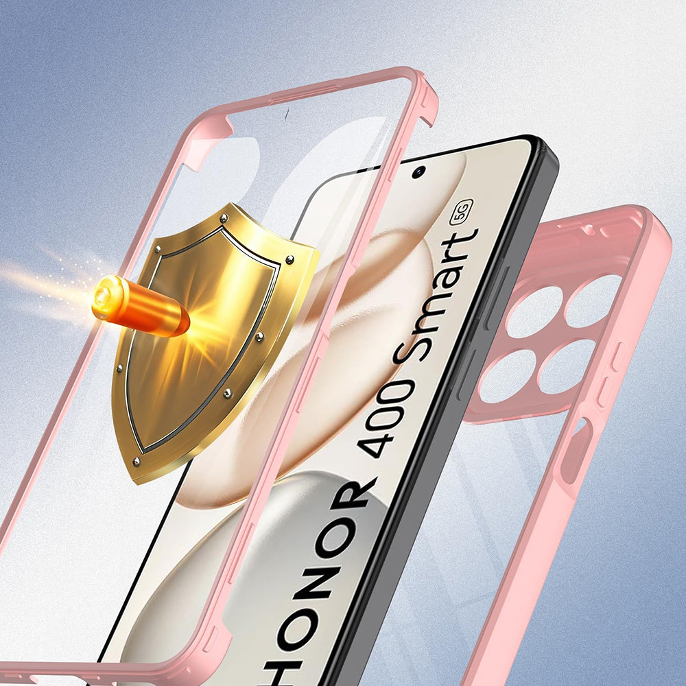 Case for Honor 400 Smart 4G / X7d 4G / 400 Smart 5G, Techsuit, ColorVerse 360, Pink