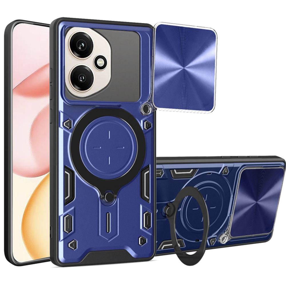 Coque pour Honor 400, Techsuit, CamGuard Pro, Bleue