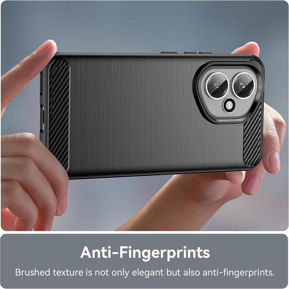 Coque pour Honor 400, Techsuit, Carbone, Noire