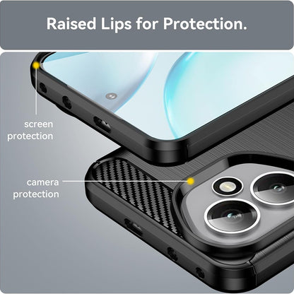 Coque pour Honor 400, Techsuit, Carbone, Noire