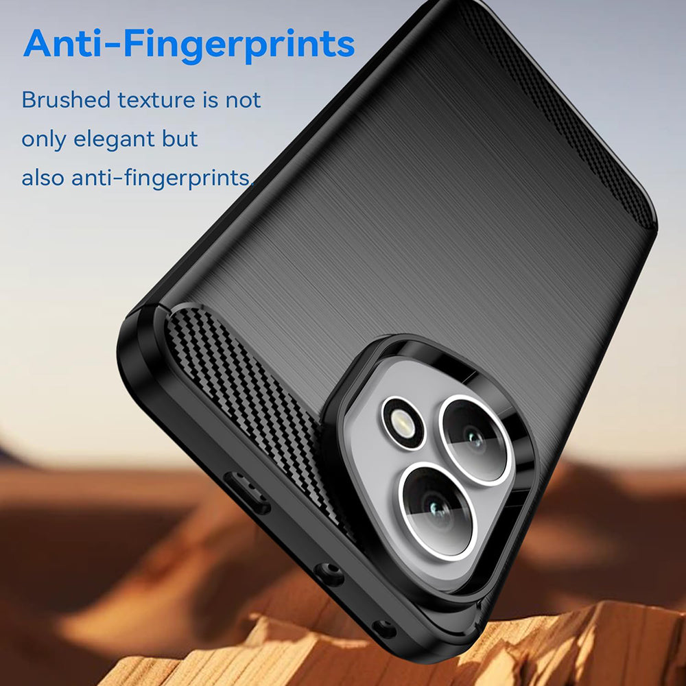 Coque pour Honor 400, Techsuit, Carbone, Noire