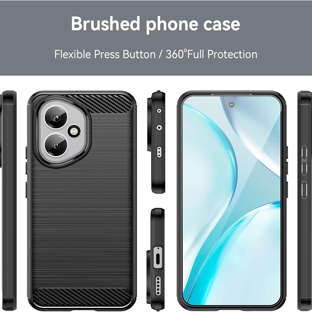 Coque pour Honor 400, Techsuit, Carbone, Noire
