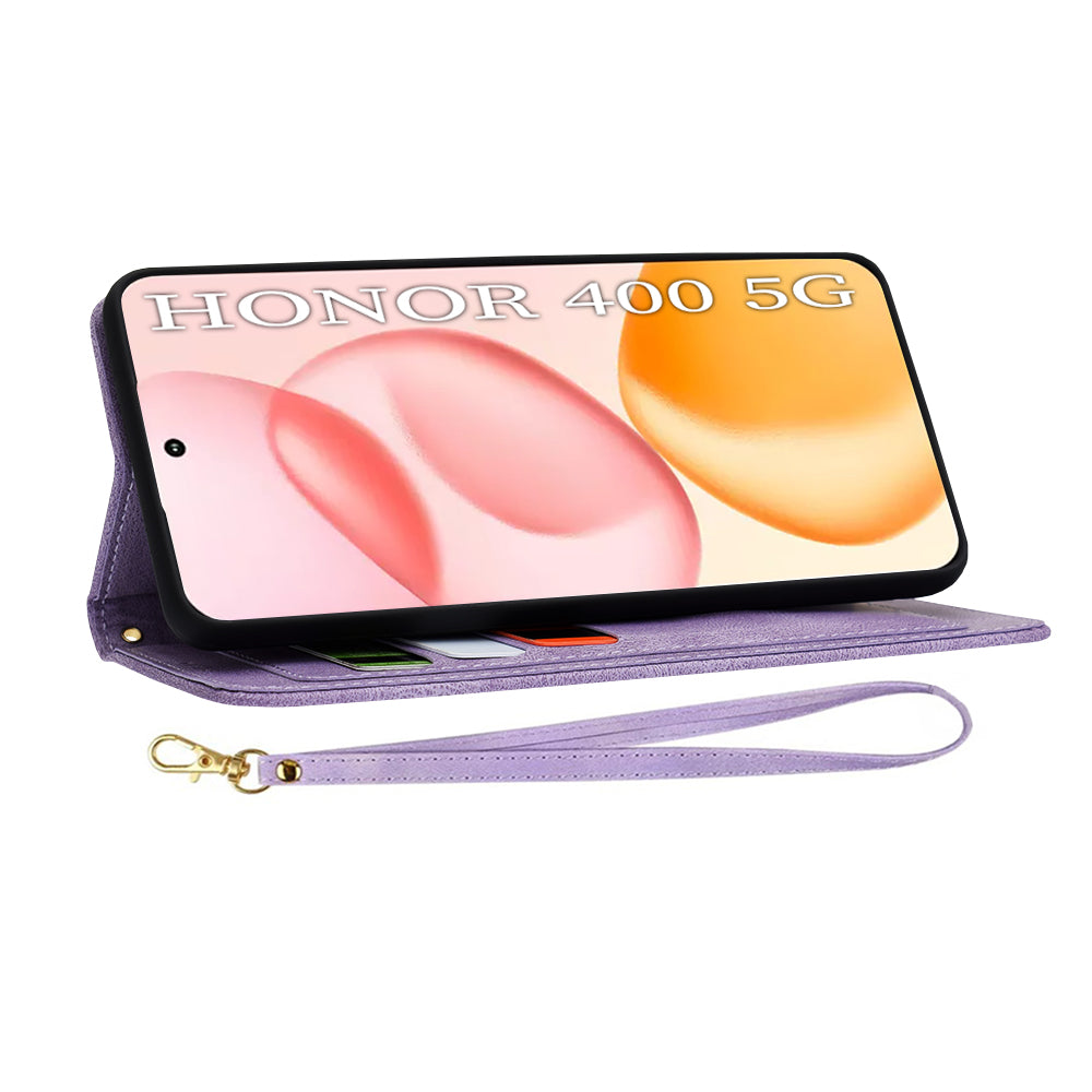 Case for Honor 400, Techsuit, FlipCraft, Purple
