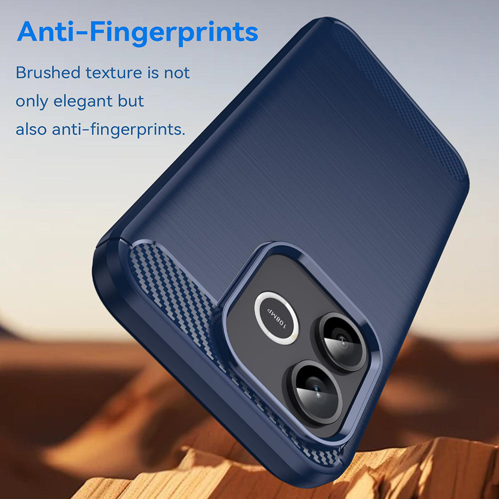 Hülle für Honor 600 Lite, Techsuit, Carbon, Blau