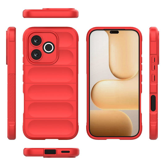 Coque pour Honor 600 Lite, Techsuit, Magic Shield, Rouge