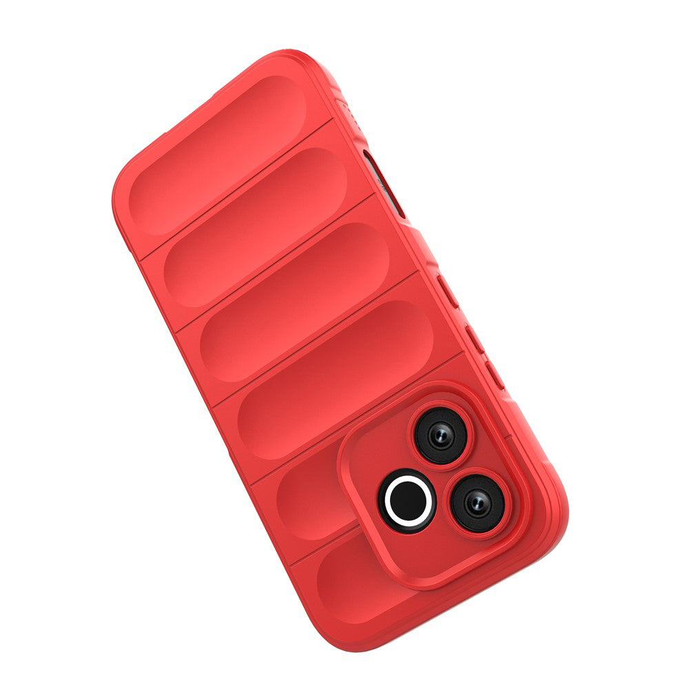 Hülle für Honor 600 Lite, Techsuit, Magic Shield, Rot