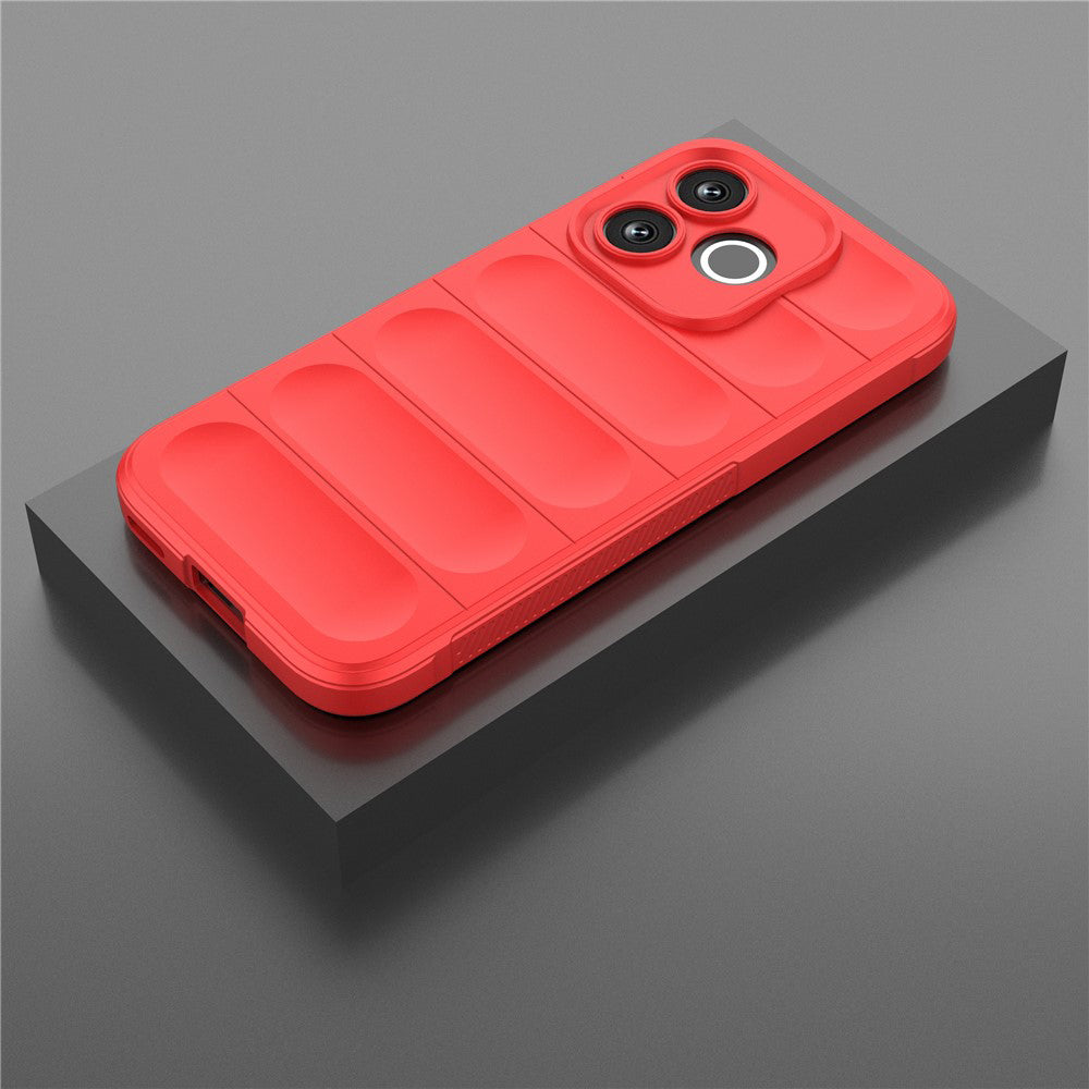 Hülle für Honor 600 Lite, Techsuit, Magic Shield, Rot