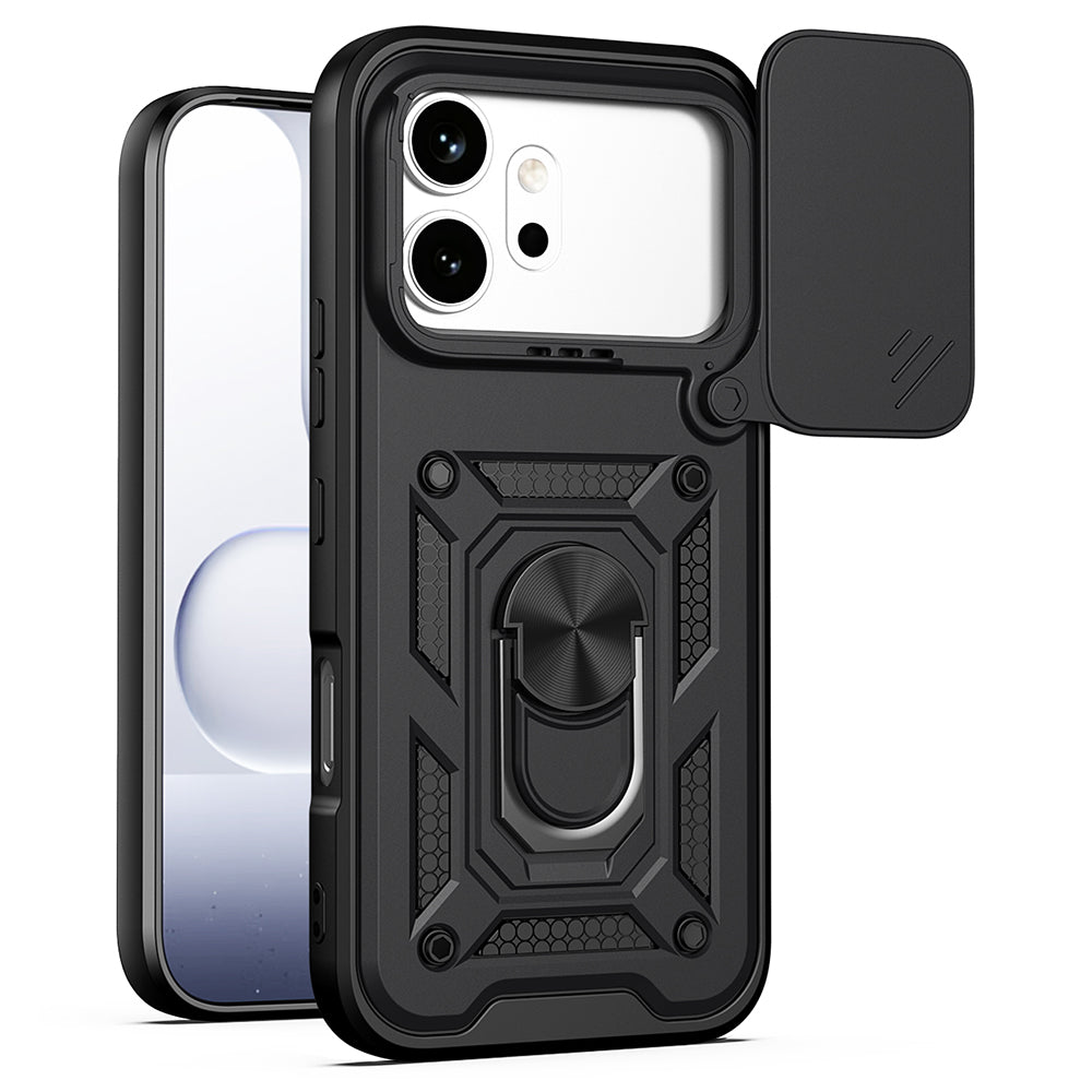 Hülle für Honor 600 Pro / 600, Techsuit, CamShield, Schwarz