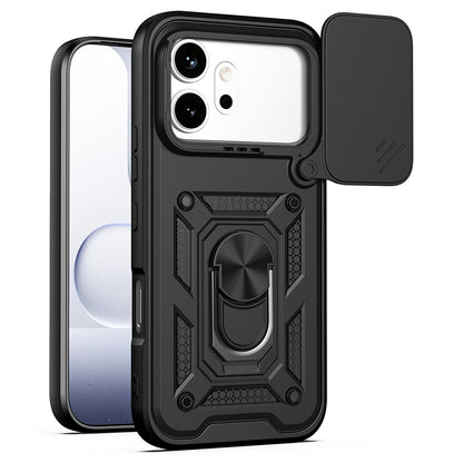 Hülle für Honor 600 Pro / 600, Techsuit, CamShield, Schwarz