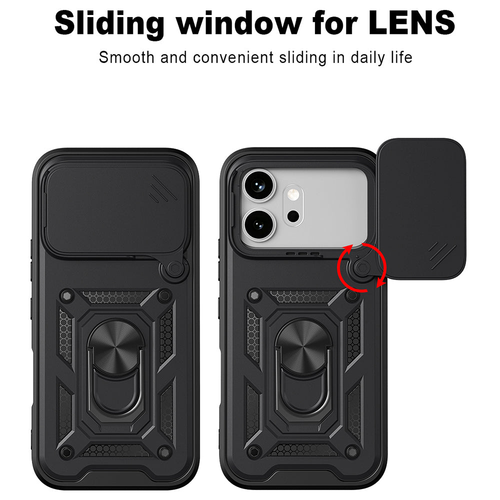 Hülle für Honor 600 Pro / 600, Techsuit, CamShield, Schwarz