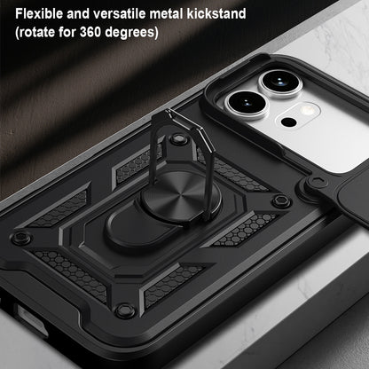 Hülle für Honor 600 Pro / 600, Techsuit, CamShield, Schwarz