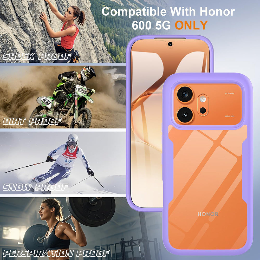 Coque pour Honor 600 Pro / 600, Techsuit, ColorVerse 360, Violet