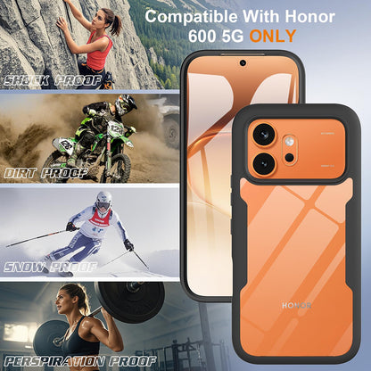 Coque pour Honor 600 Pro / 600, Techsuit, ColorVerse 360, Noire