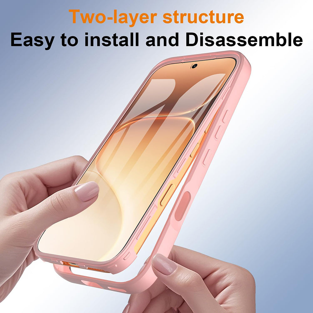 Coque pour Honor 600 Pro / 600, Techsuit, ColorVerse 360, Rose