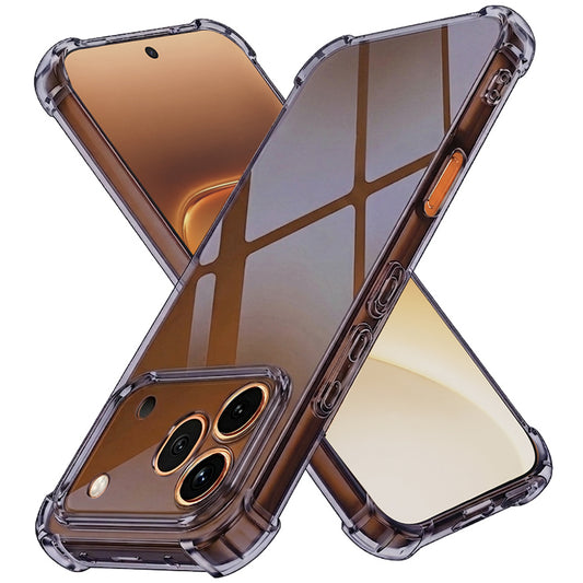 Coque pour Honor 600 Pro, Techsuit, Transparent Antichoc, Fumé