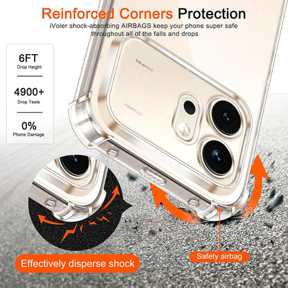 Étui pour Honor 600 Pro, Techsuit, Shockproof Clear, Transparent