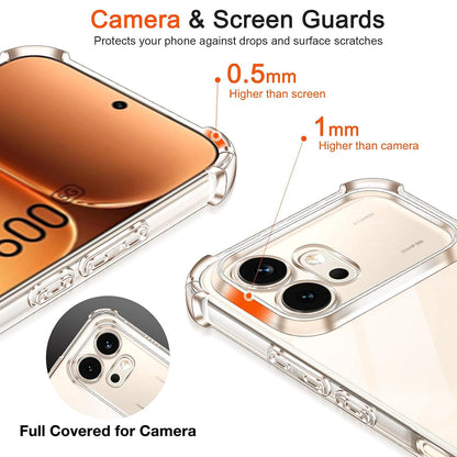 Étui pour Honor 600 Pro, Techsuit, Shockproof Clear, Transparent