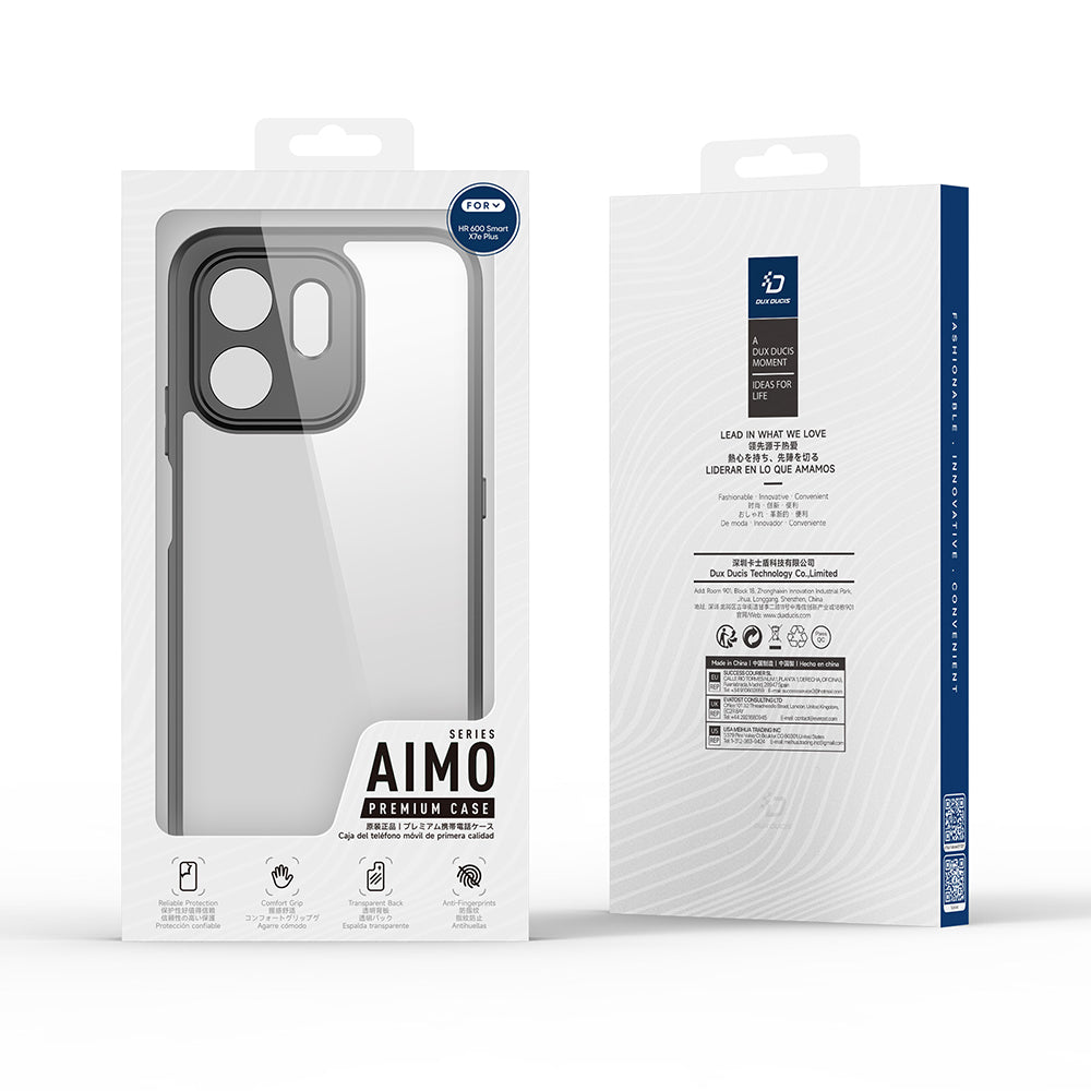 Hülle für Honor 600 Smart, DUX DUCIS, Aimo, Schwarz