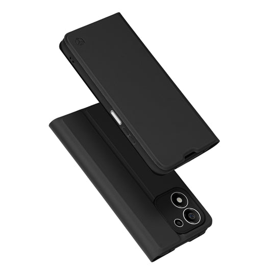 Hülle für Honor 600 Smart, Techsuit, Magskin Book, Schwarz