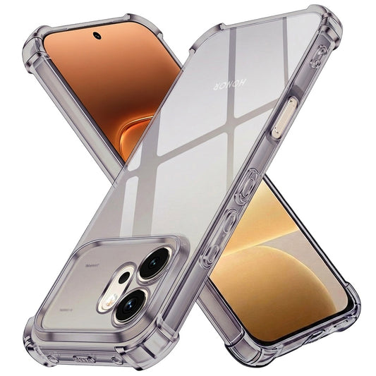 Coque pour Honor 600, Techsuit, Transparent Antichoc, Fumé