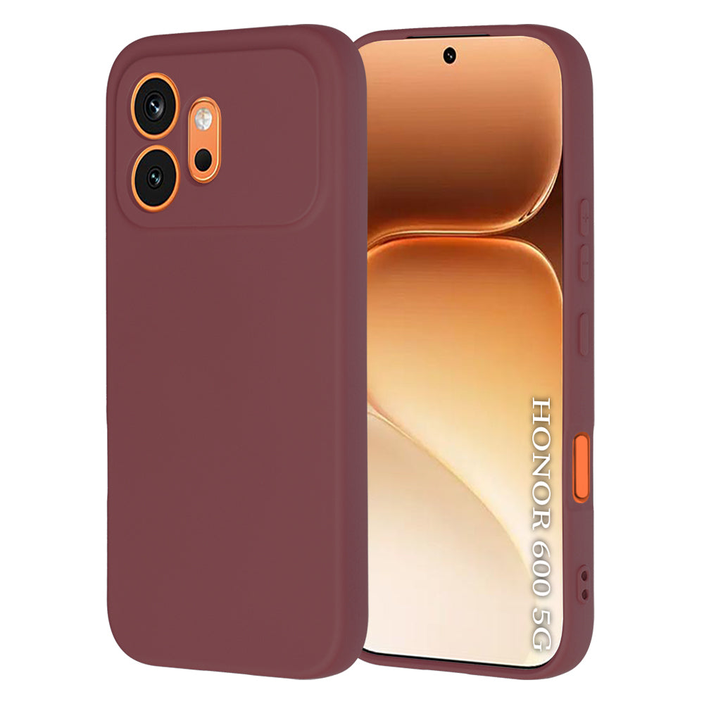 Hülle für Honor 600, Techsuit, SoftFlex, Weinrot