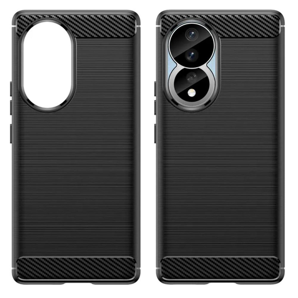 Hülle für Honor 90 / 80, Techsuit, Carbon, Schwarz