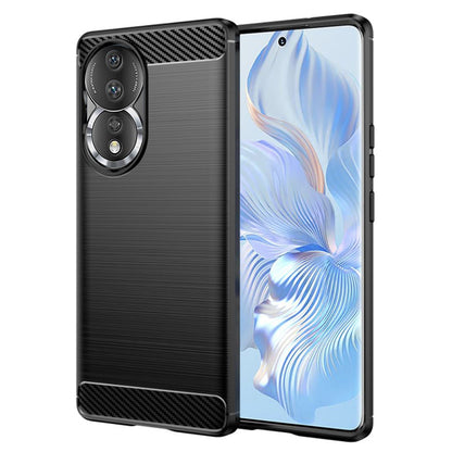 Hülle für Honor 90 / 80, Techsuit, Carbon, Schwarz