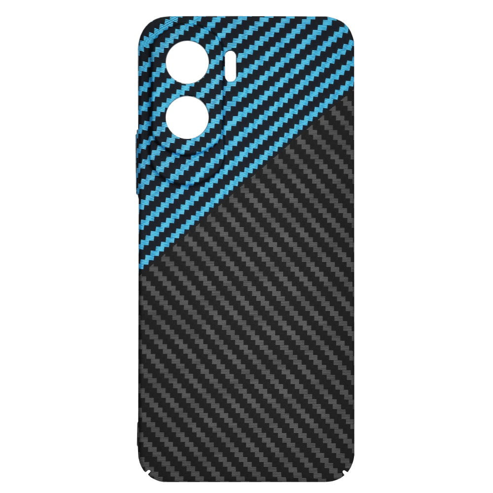 Hülle für Honor 90 Lite, Techsuit, Carbonite FiberShell, Schwarz Blau