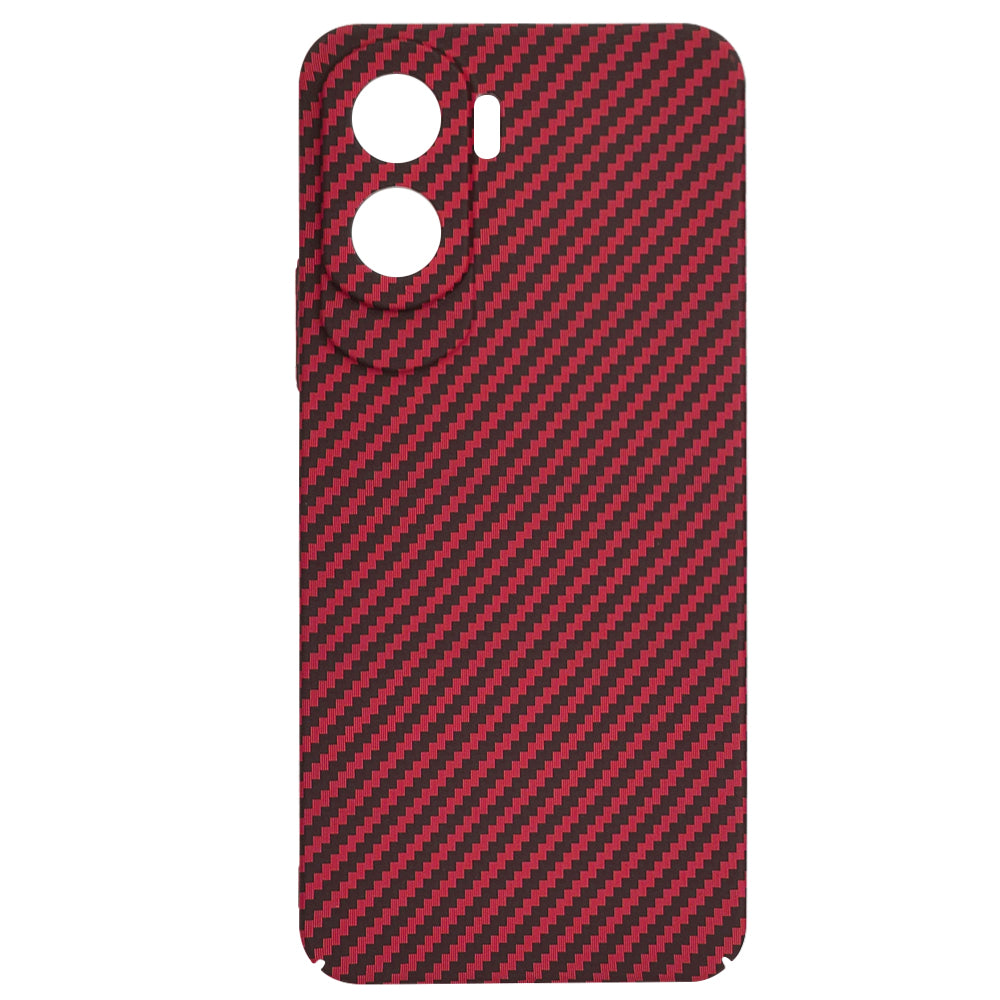 Hülle für Honor 90 Lite, Techsuit, Carbonite FiberShell, Rot