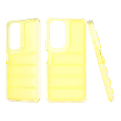 Case for Honor 90 Lite, Techsuit, Wave Shield, Yellow